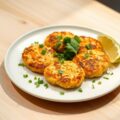 Koekjes van kip met groene curry