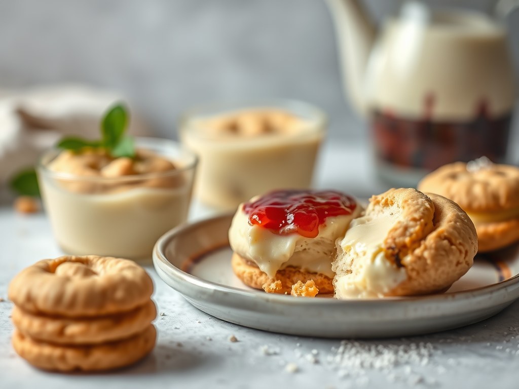 koekjespudding, AI-gegenereerde illustratie