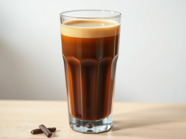 Koffie drop drank