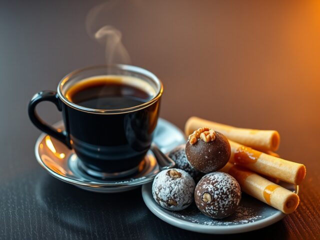 Koffie met grand Marnier en (zie opm)