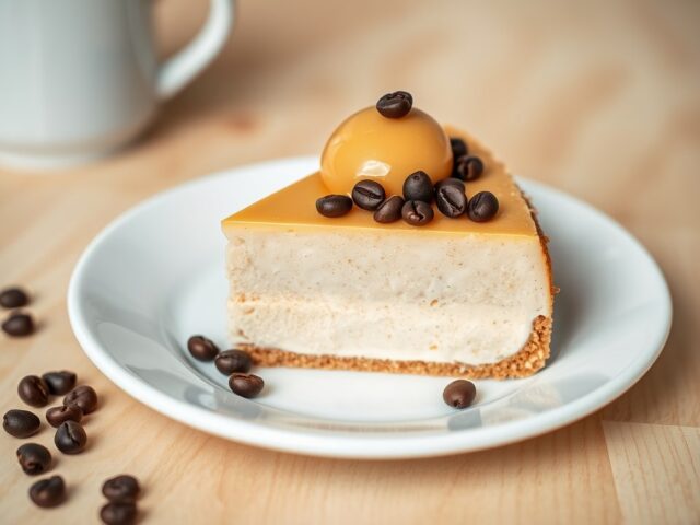 Koffieparfait met citroen-cognac syllabub