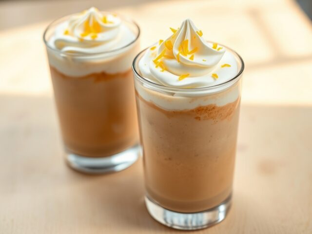 Koffieparfait met Syllabub