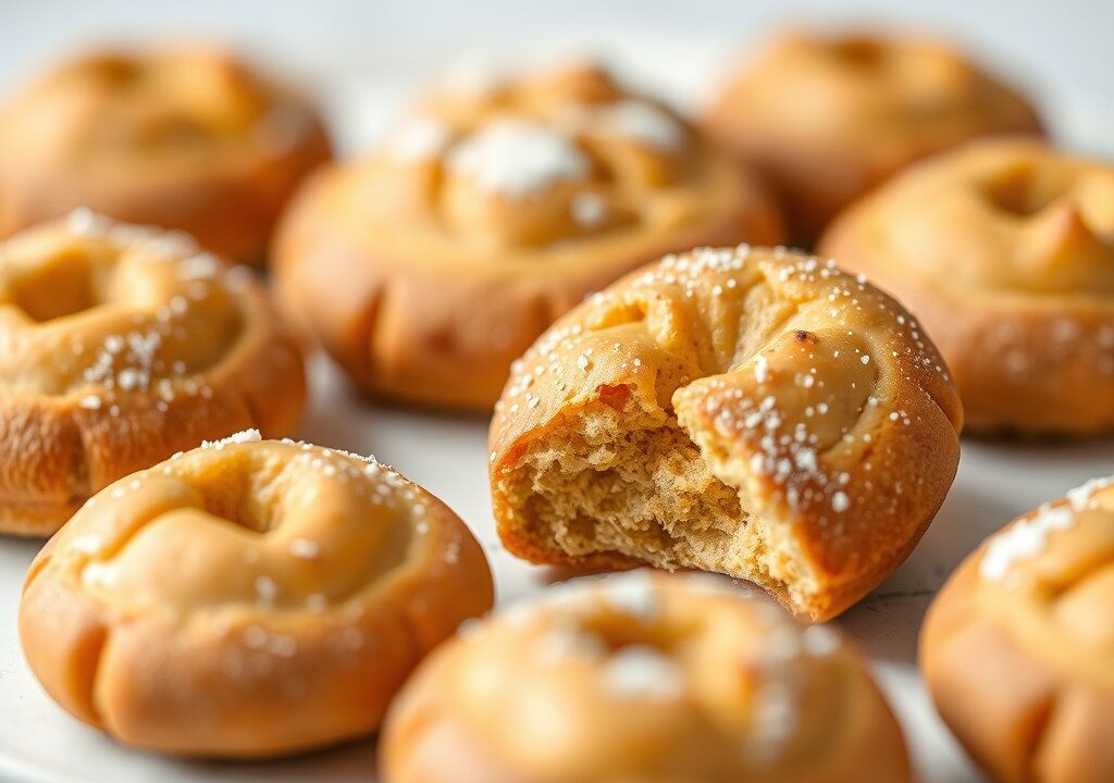 Koffievla + bitterkoekjes, AI-gegenereerde illustratie