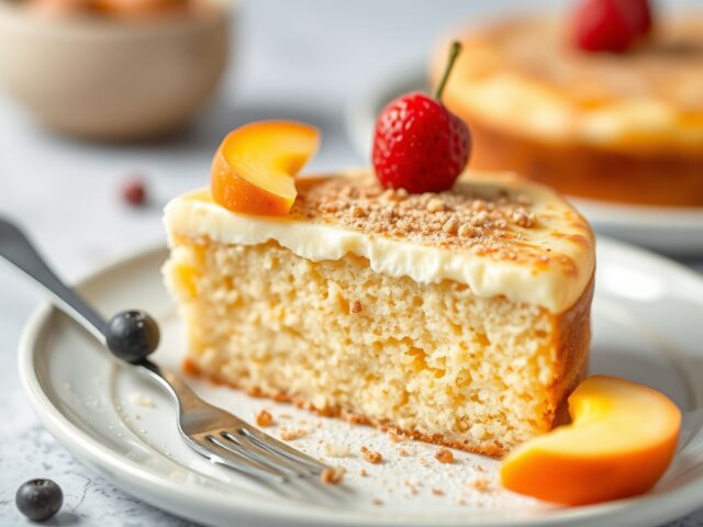 Kokoscake — AI-gegenereerde illustratie
