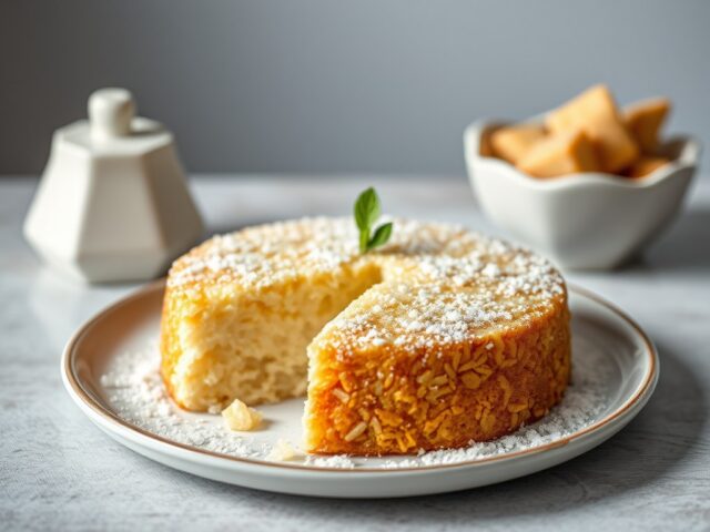 Kokosfruit rijstcake