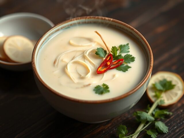 Kokossoep met witlof