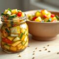 Komkommer- paprika relish
