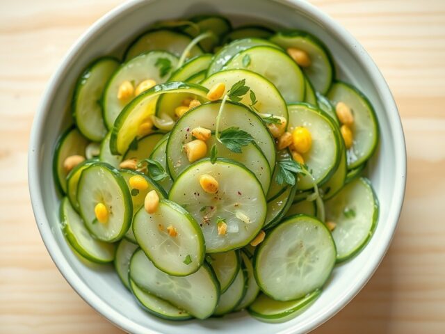 Komkommer Salade