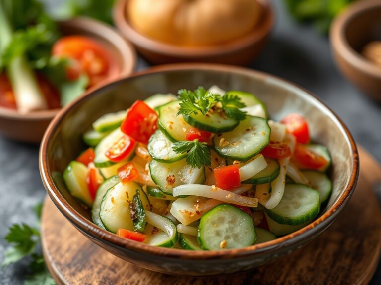 Komkommer Salade Aziatische Stijl