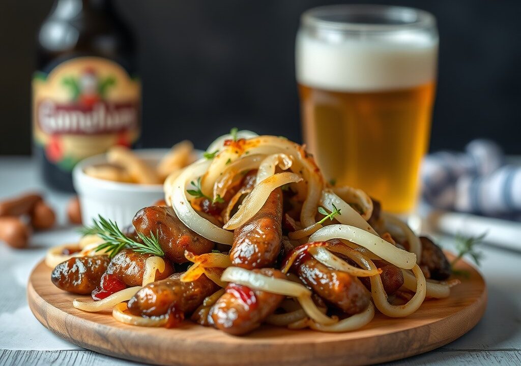 Konijn met donkerbier, AI-gegenereerde illustratie