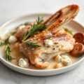 Konijn met gorgonzola