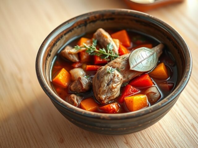 Konijn met paprika’s