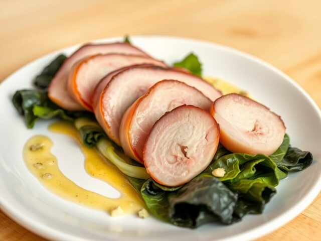Konijnfilet met parmaham