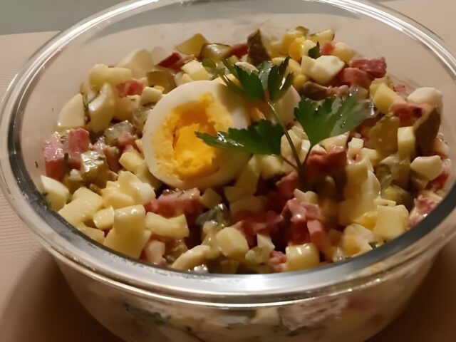 Koolhydraatarme huzarensalade