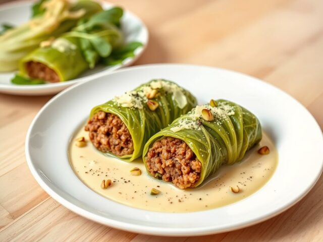 Koolrolletjes met gehakt