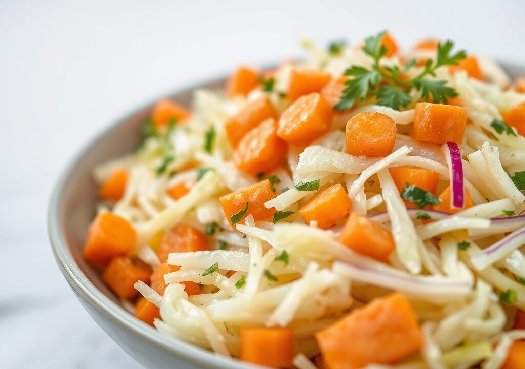 Koolsalade, AI-gegenereerde illustratie