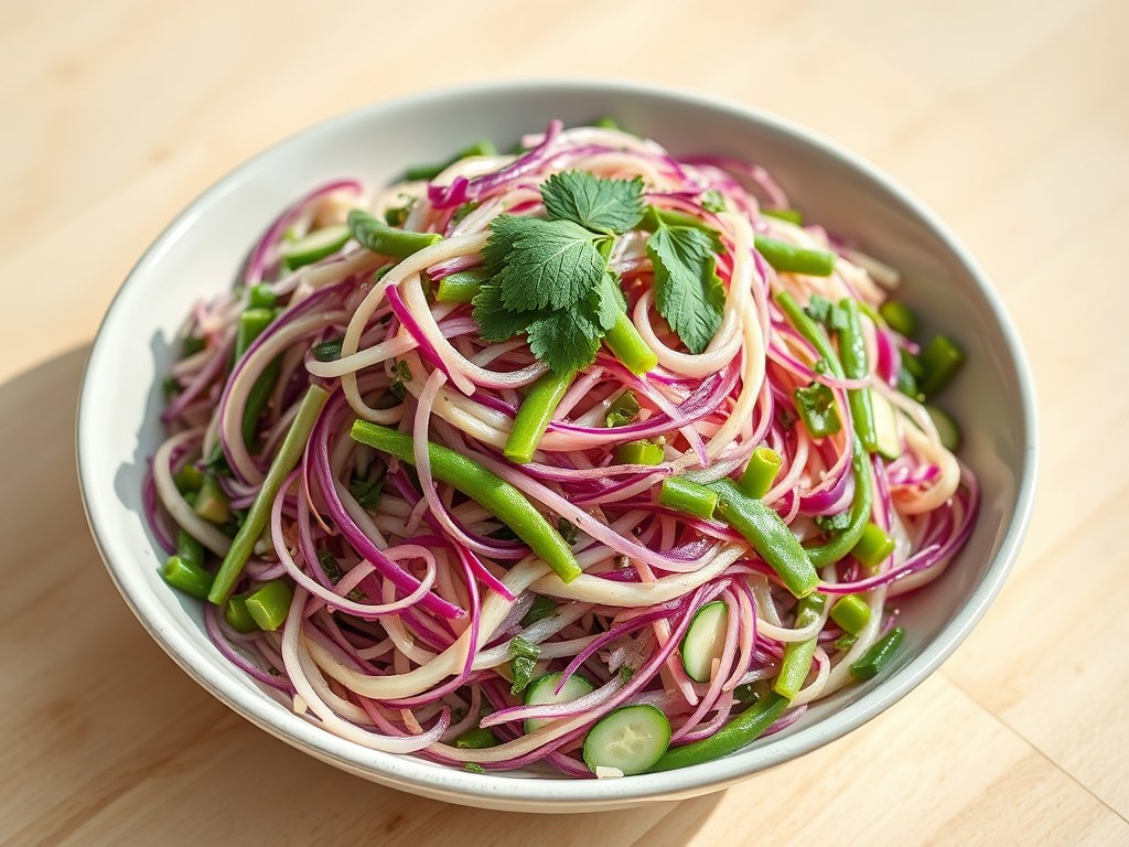 Koolsalade met Chinese Kool, AI-gegenereerde illustratie