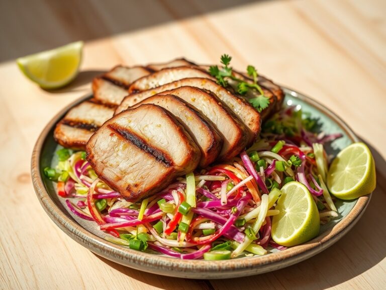 Koolsalade met Karbonade