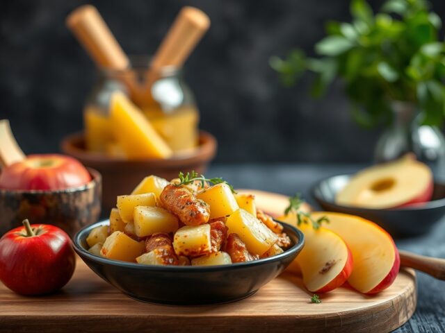 Koudbuffet (voorbeeld) — AI-gegenereerde illustratie