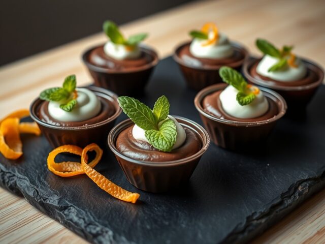 koude chocolade espressomousse
