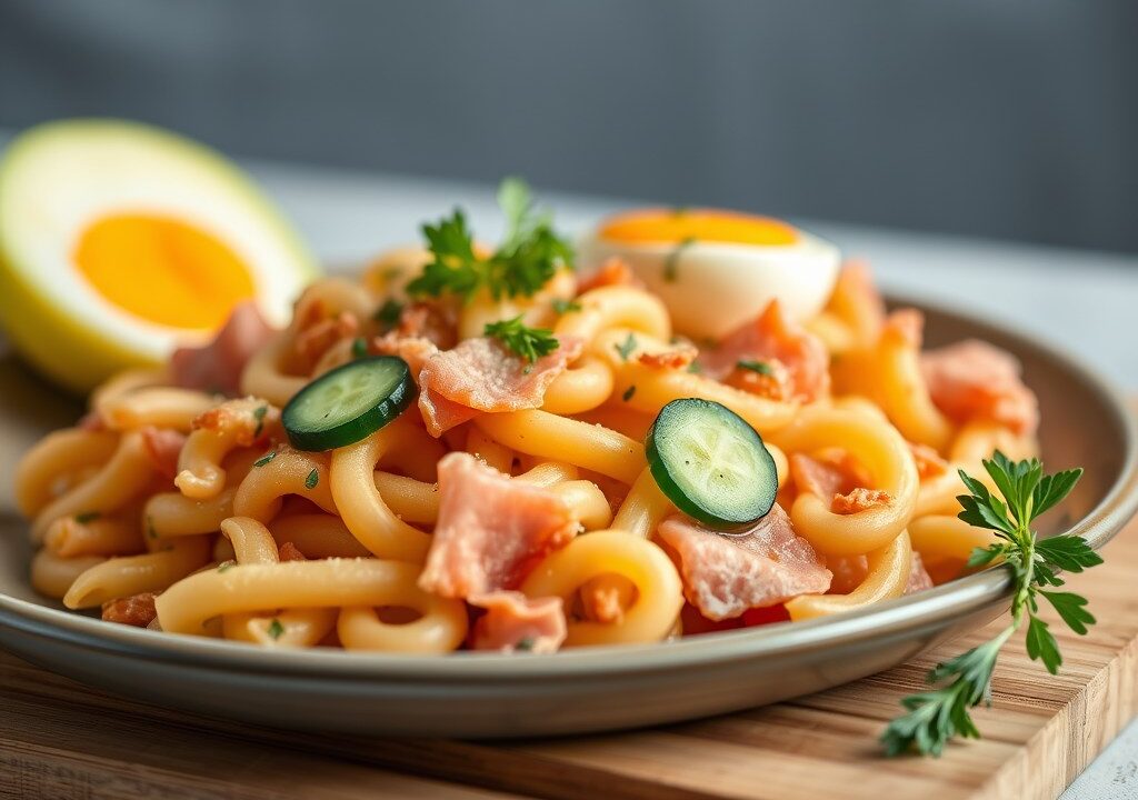 Koude Macaroni, AI-gegenereerde illustratie