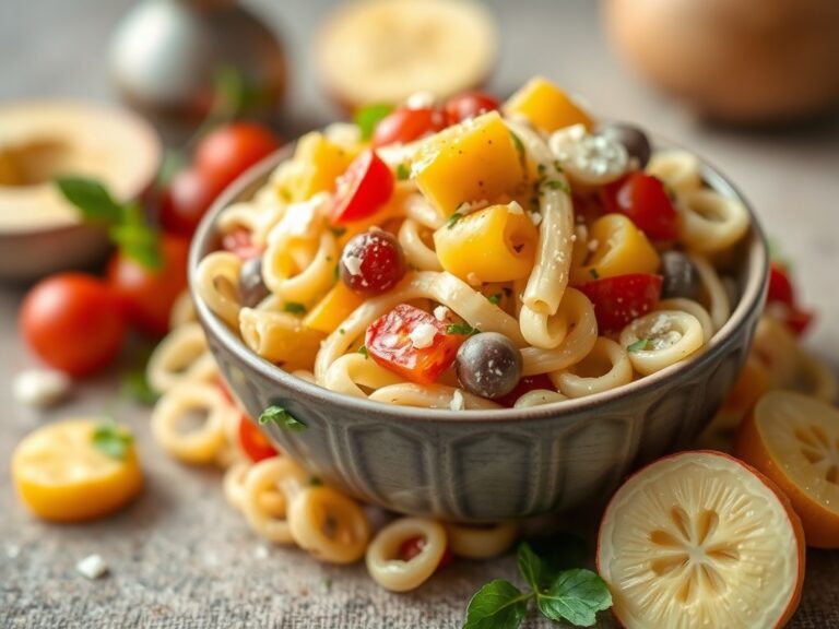koude pasta salade