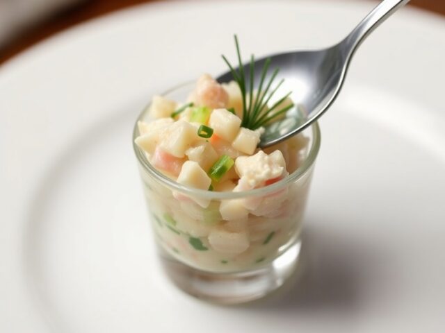 Krabsalade amuse