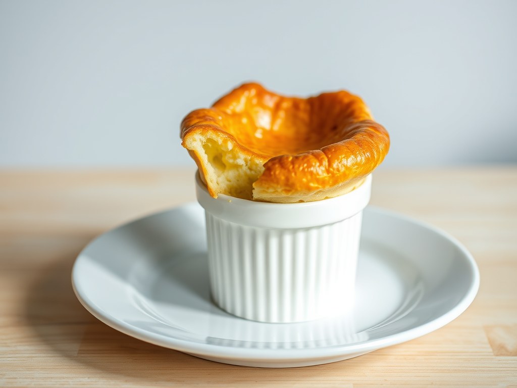 Krabsoufflé, AI-gegenereerde illustratie