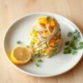 Krabtartaar met avocado en mango