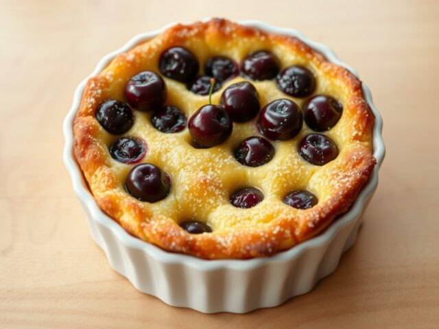 Kriekenclafoutis