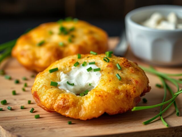 Krokant kaashapje van geitenkaas