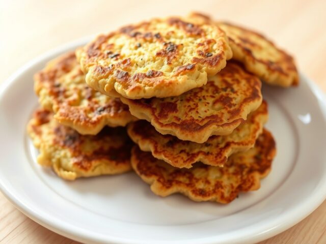 Krokante aardpeerkoekjes