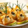 Krokante geitenkaas buideltjes