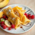Krokantje van vers fruit