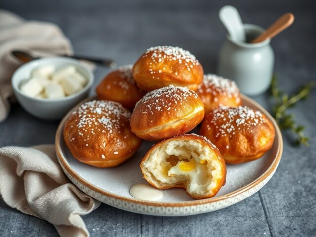 Kroketjes gevuld met seranoham