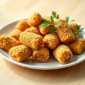 Kroketjes van paddestoelen en lavas