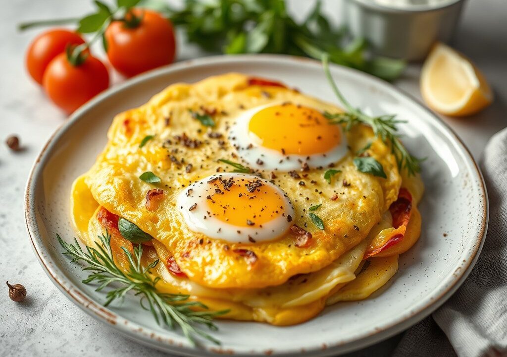 Kruidenomelet, AI-gegenereerde illustratie