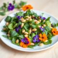 Kruidensalade met Oost-Indische kers