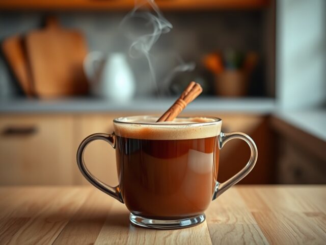 Kruidige chocoladekoffie