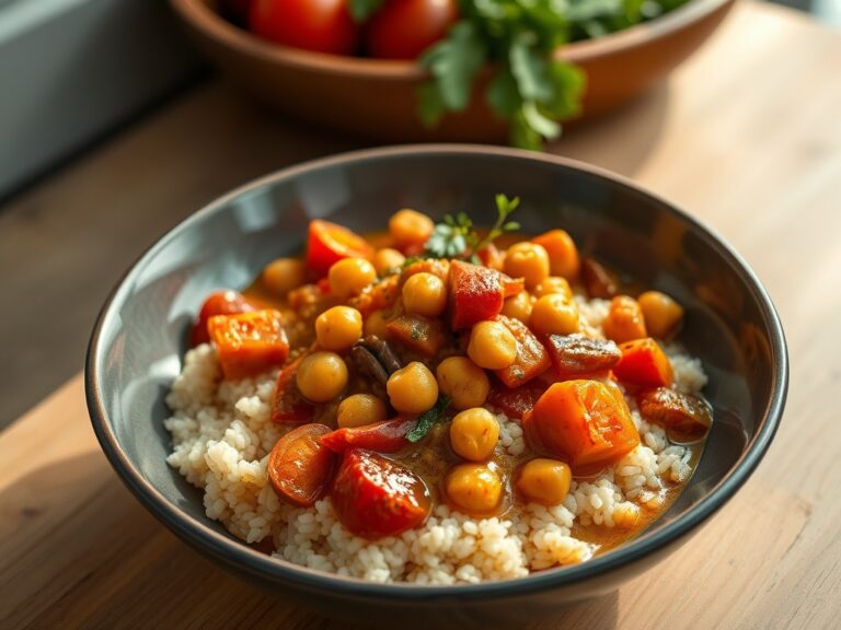 Kruidige groenten met couscous