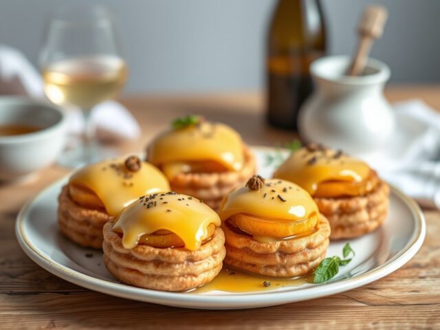 Kwartelborstjes met appeltjes en calvadossaus