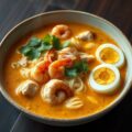 Laksa met Kerrie (bihoen)