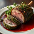 Lamsfilet in een croûte van kruiden