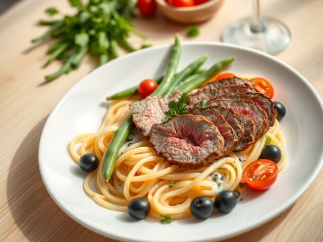 Lamsfilet met haricotsverts