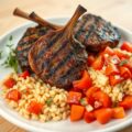Lamskoteletjes met tomatensalsa