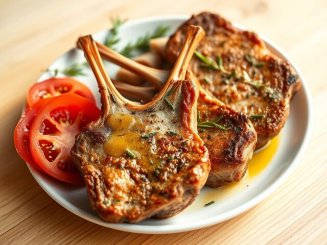 Lamskoteletjes uit de oven