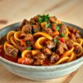Lamsschouder Ragu I met Pasta