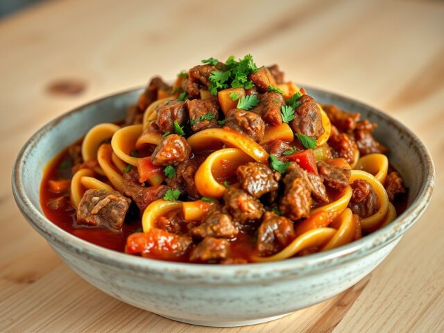 Lamsschouder Ragu I met Pasta