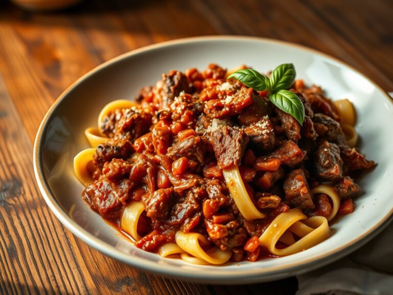 Lamsschouder Ragu II met Pappardelle