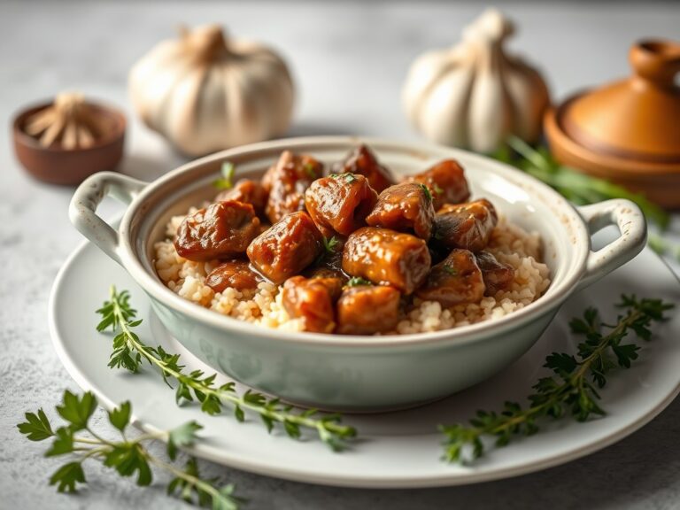 Lamsschouder Tajine met Abrikoosjes
